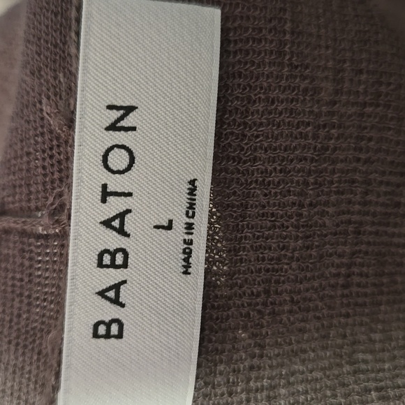 BABATON Aritzia Open Front Lucida Cardigan Lightweight Taupe Cocoon SZ Large - Picture 13 of 15